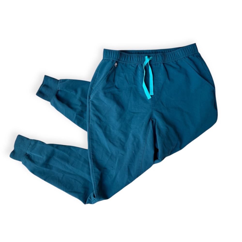 FIGS Tansen Jogger Scrub Pants Mens Medium Teal Technical Collection MXXSW2004